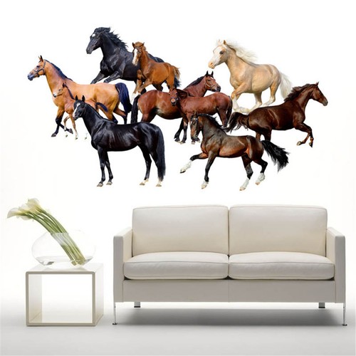 Details About Home Room Decor Art Horse Wall Decal Stickers Bedroom Removable Mural Diy