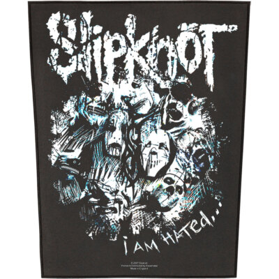 Slipknot Men's I Am Hated Back Patch Black