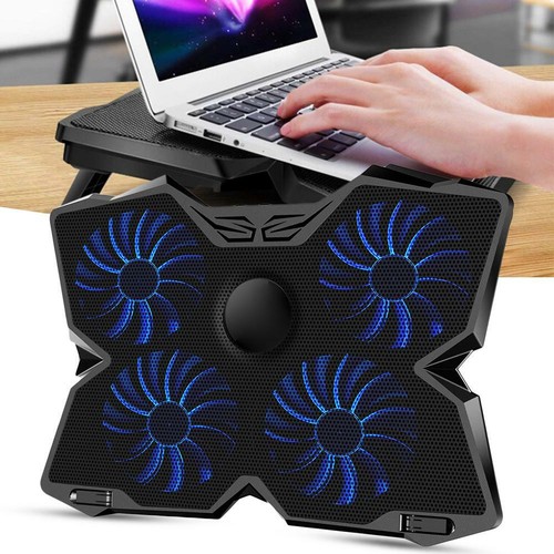 Laptop Cooling Pad Laptop Ständer 4 Lüfter+2x USB Anschluss Für Notebook