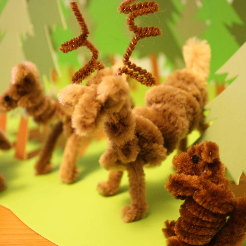 Pipe Cleaners,1000 pcs and 20 Assorted Colors 12 inch Chenille Stems for DIY Art
