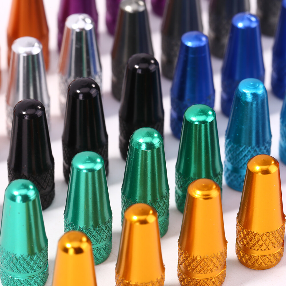 40pcs Bicycle Presta Valve Caps MTB Bike Tire Wheel Stem Air Valve Caps