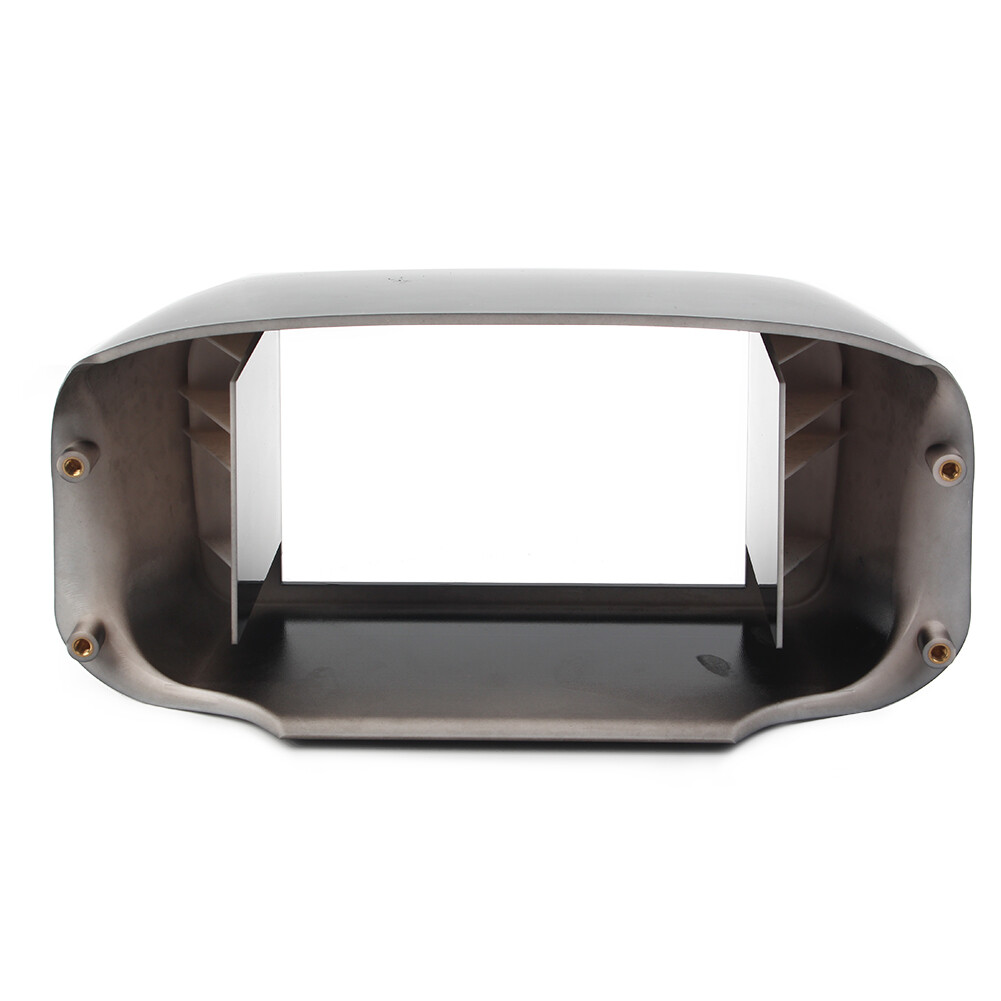 Radio Stereo Double DIN Adapter Fit Harley Road Glide FLTR 98-13 Bright Black US