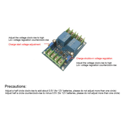 DC12V 10A Automatic Power Switching Module Emergency Power Supply Controller