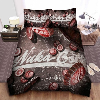 Fallout Lids Of Cokes Quilt Duvet Cover Set Bedroom Decor Super King Bedding