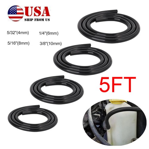 5FT 5/32 1/4 5/16 3/8" ID Automotive Silicone Vacuum Tubing Hose line Kit 4PCS