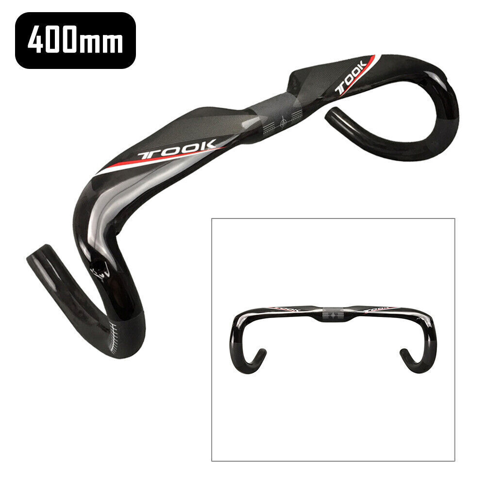 TOOK Full Carbon Fiber AERO Racing Handlebar 31.8 x 40/42/44cm For