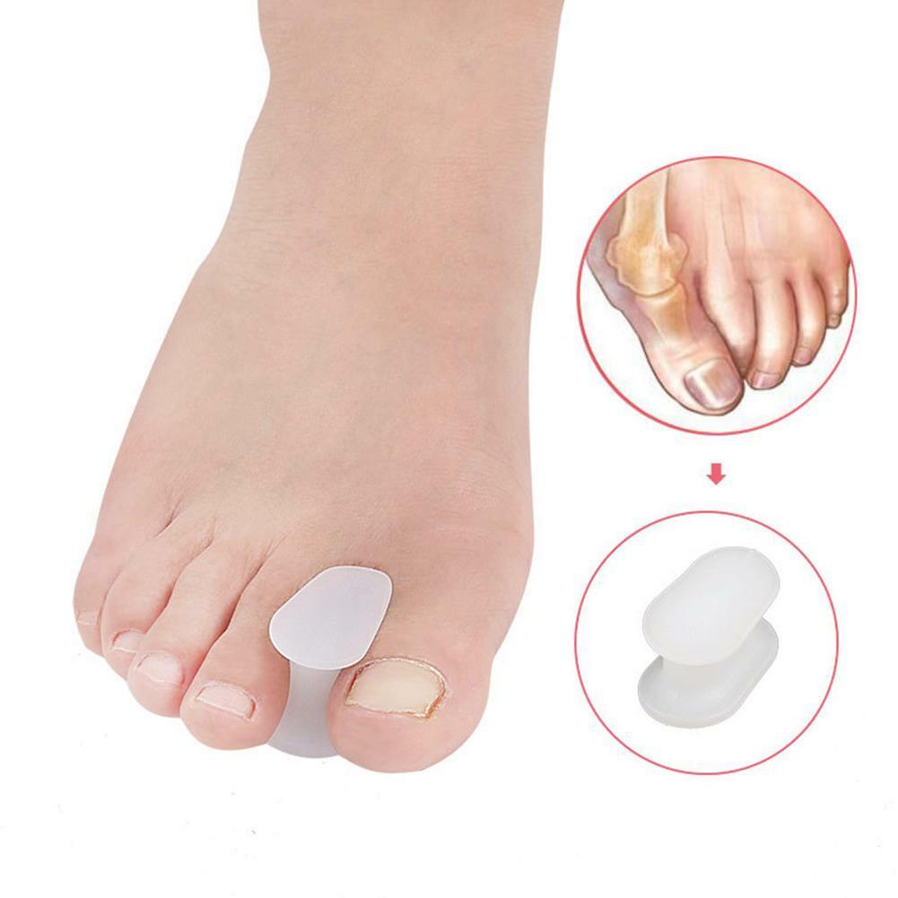2 Stück Gel-Zehenabscheider - Zehenabstandshalter Zehen-Valgus-Orthese V8A9