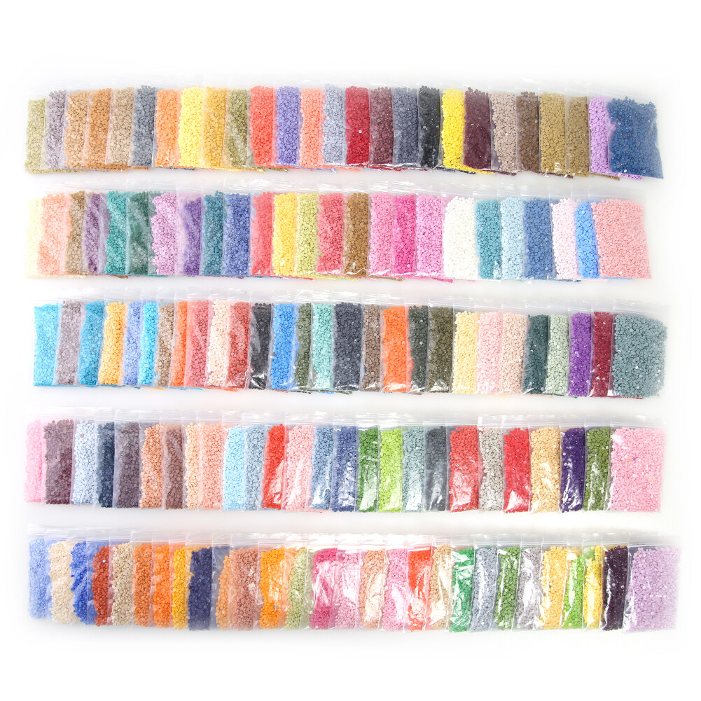 1 Bag Rhinestone Round Drill Diamond Resin Crystal Beads for Diamond Painting