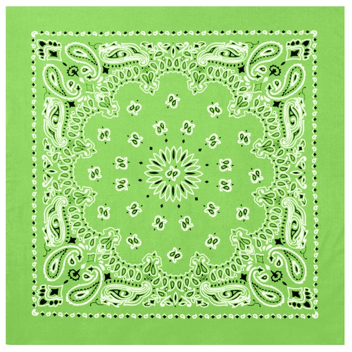 Bandana Face Mask Cover Head Wrap Scarf 100% Cotton Paisley