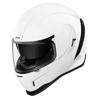 Icon Airform Gloss Solid Mens Street Road Riding Racing DOT Motorcycle Helmets