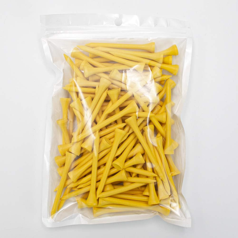 Golf Tees Professional Natural Wood Golf Tees Pack of 100, Golfing Tees Multiple