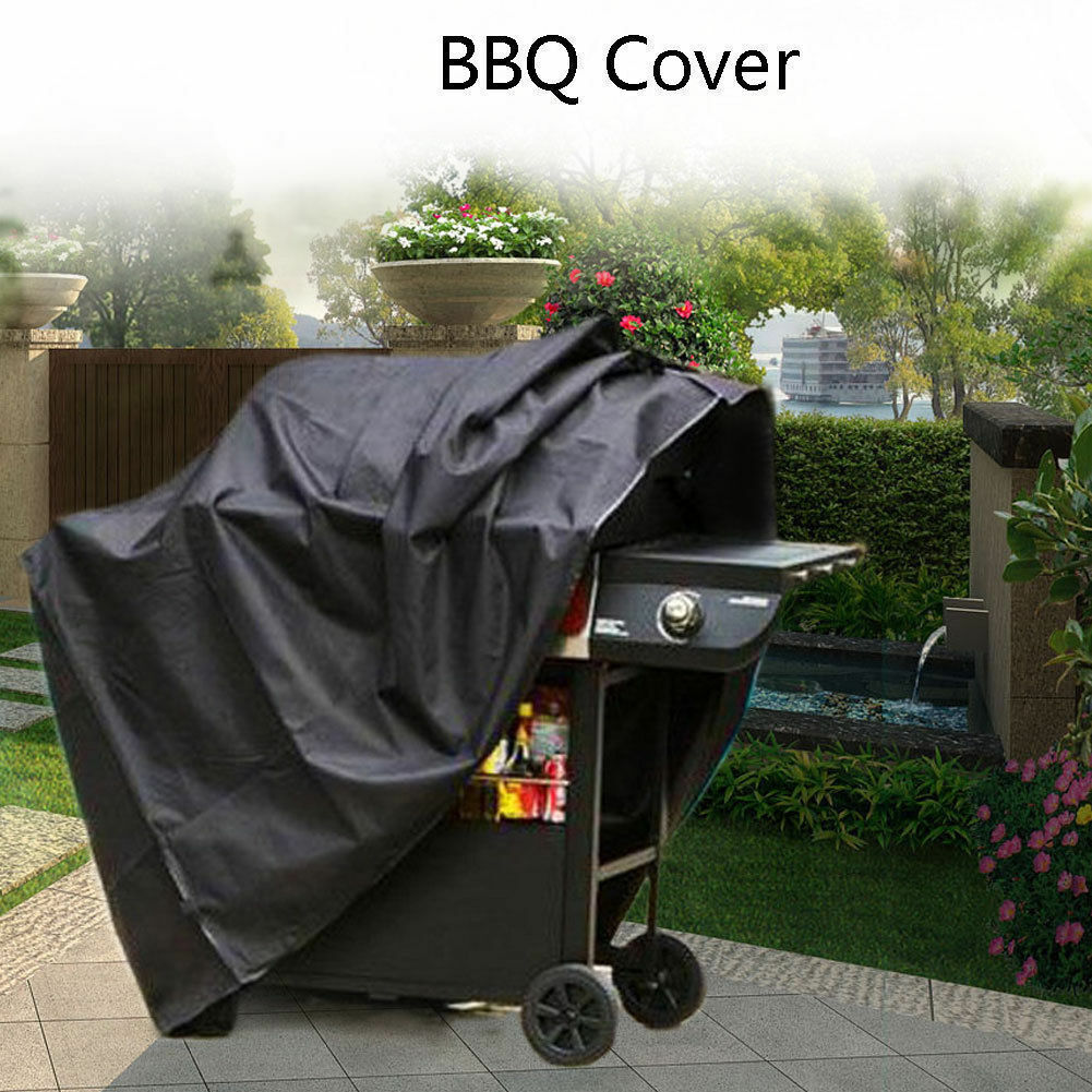 Garden BBQ Gas Grill Cover Barbecue Waterproof Outdoor Heavy Duty UV Protection