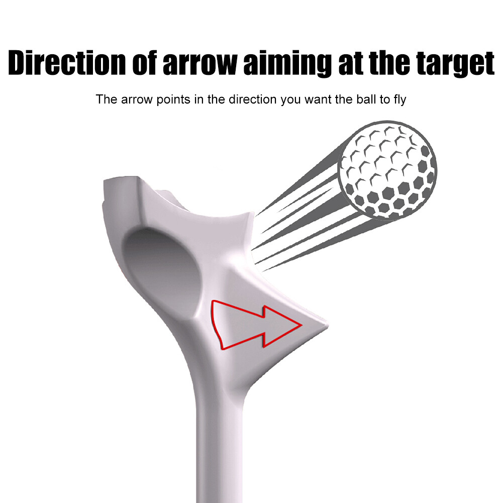 10x 10 Degree Golf Tees Increases Speed Stand Balls Support Base Golf Holder Kit