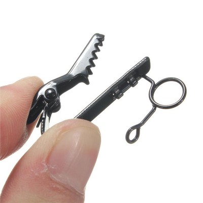 Schöner 2Pcs Mikrofon -Lteel - Krawattenclip für Lavalier Heißer F5T7 E L5V8