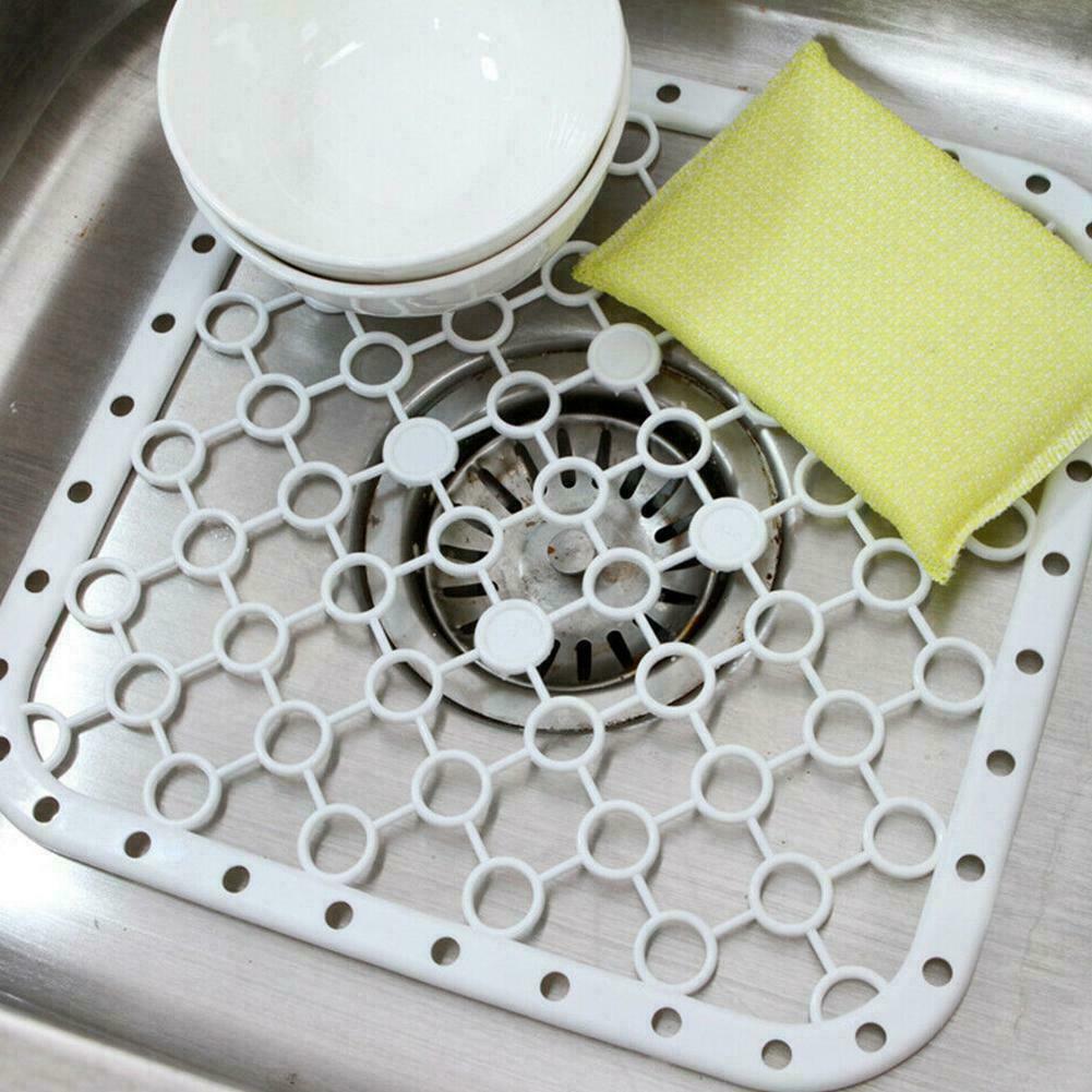 Sink Drain Pad Mat Kitchen Sink Protector Mat Kitchen Gadgets M8L5