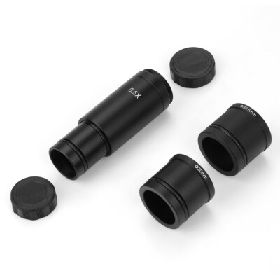 0.5X C-Mount Adapter For Microscope CCD Camera Eyepiece Lens