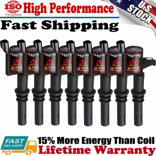 DG511 Ignition Coil 8 Pack For Ford F150 Expedition 4.6//5.4L 2004 2005 2006-2008