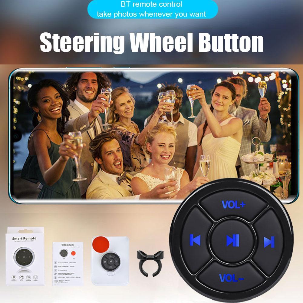 New Bike Car Steering Wheel Bluetooth Media Music Remote Control Button'