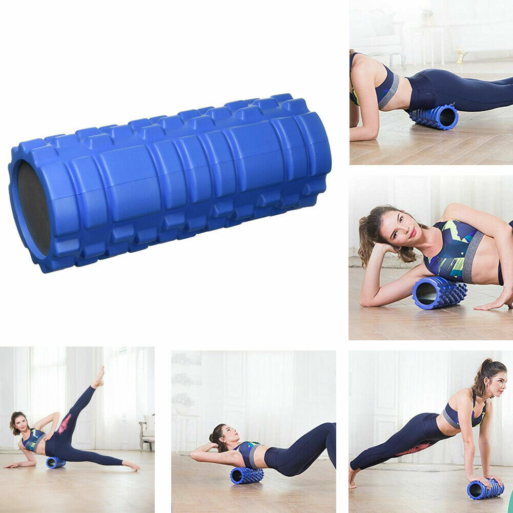Rullo Fitness Pilates Schiuma Tubo Esercizi Palestra Yoga Massaggi Schiena cir