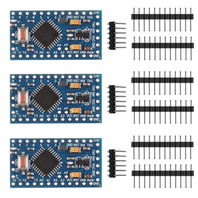 3pack PRO Mini Atmega328P-AU 5V/16MHz Development Board Microcontroller Bootl...