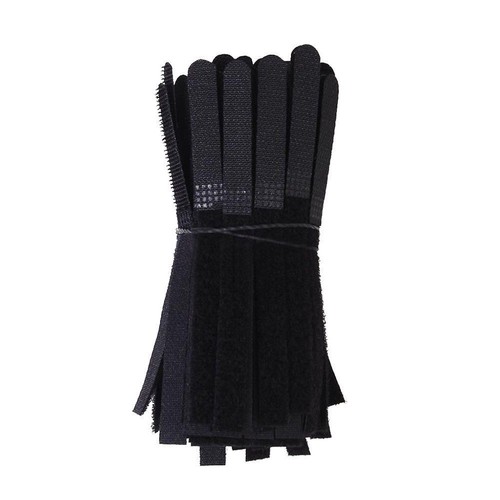 20 Stück Wiederverschließbare Kabelbinder 5x120mm - Schwarz