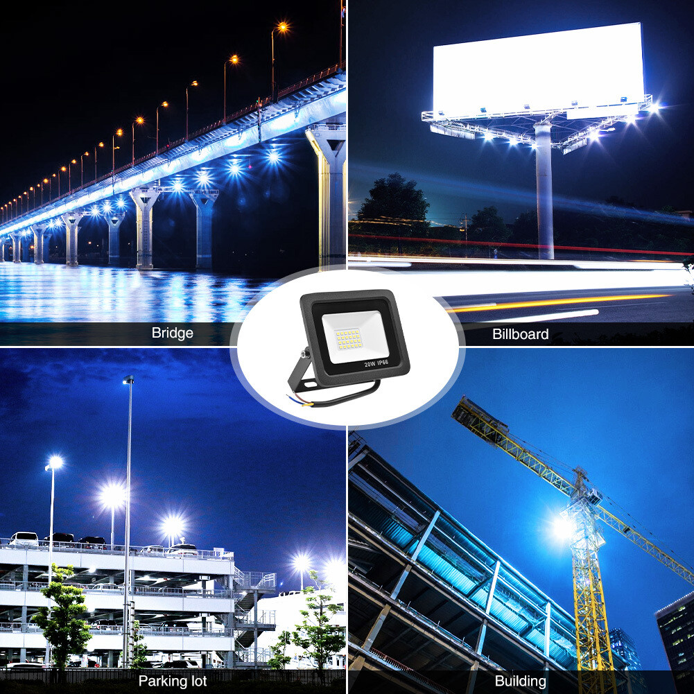 20W Watt Slim LED Flood Light Outdoor Lamp IP66 Spot Garden Yard Bulb Spotlight