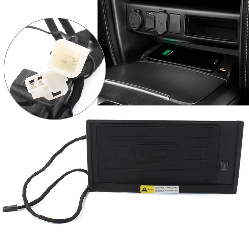 Car Fast Charging Wireless Phone Charger Board For Toyota Fortuner 2015-2023 US
