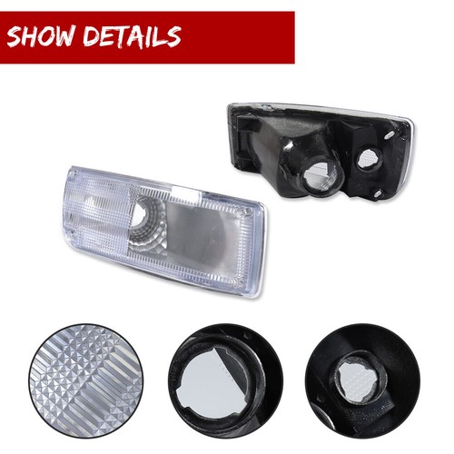 abc18　2口 Clear Front Corner Turn Signal Light For 90 91 92 93 94 95