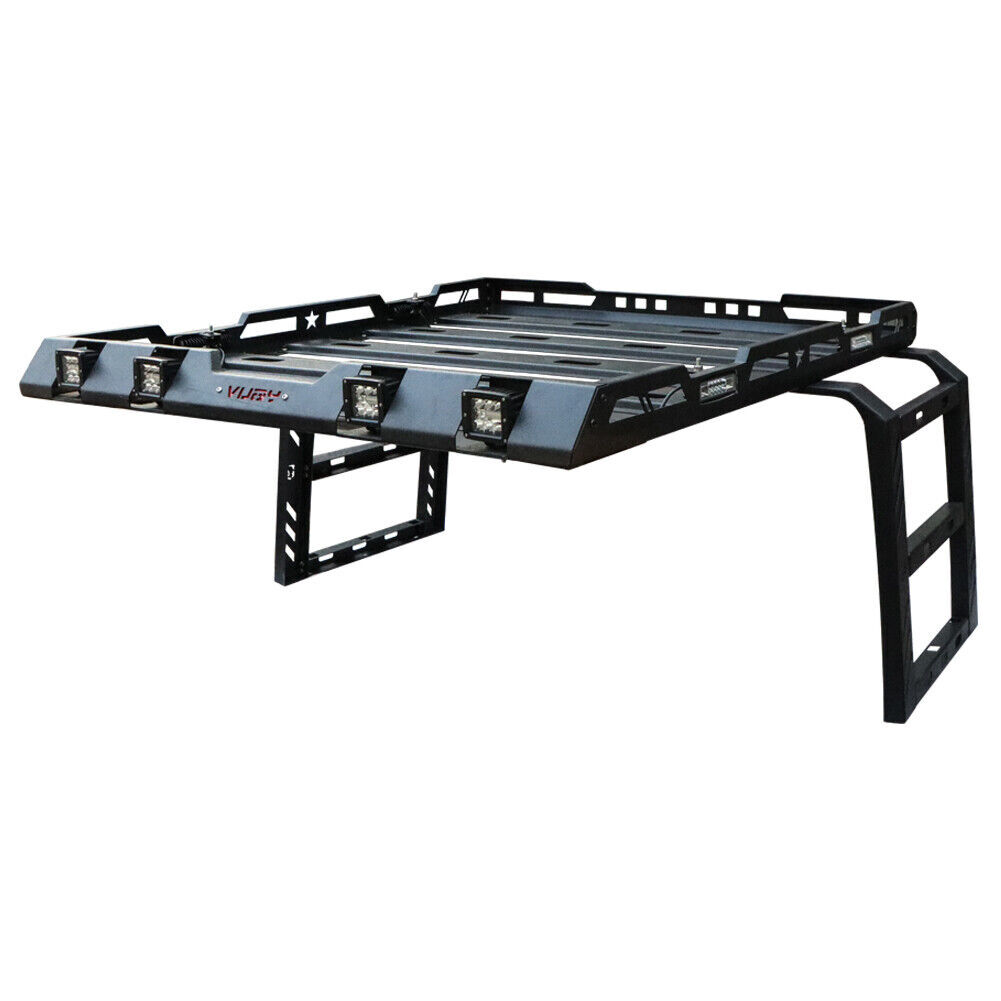 Vijay For 2018-2024 Jeep Wrangler Roof Rack Luggage Carrier w