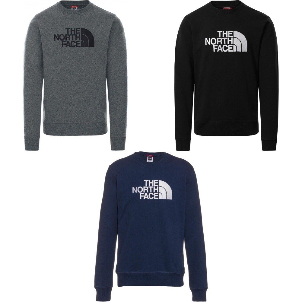 The North Face Men's Sweatshirt Front & Back Logo Long