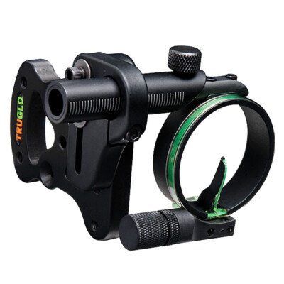 TRUGLO Pendulum 0.029 1 Pin Ambidextrous Black Fixed Bracket Pendulum Bow Sight