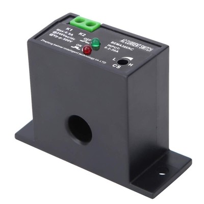 AC Current Sensing Switch Flameproof Adjustable 0.2~30A IP30 Self-Powered Sen...