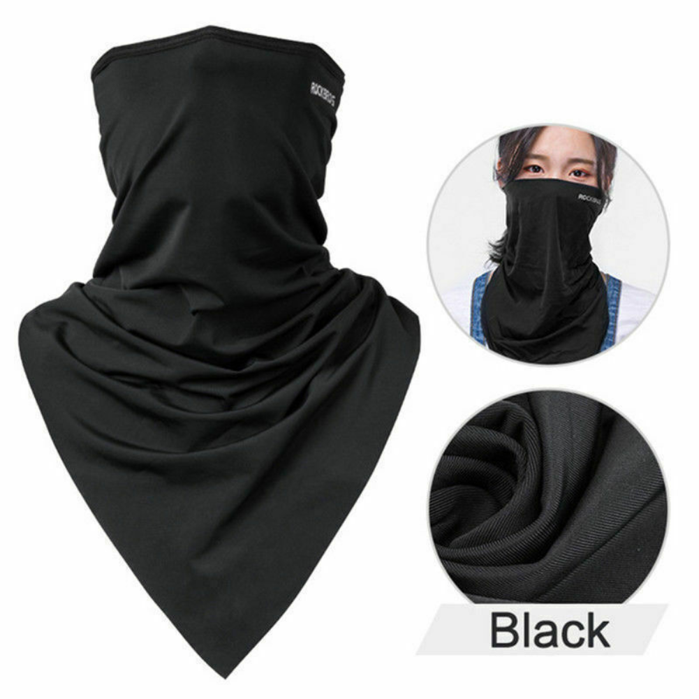 Thin Breathable Neck Gaiter Sun UV Bandana Face Cover Scarf Balaclava Headband