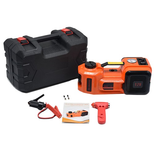 Details About 12v Dc 3 5 Ton Electric Hydraulic Floor Jack Tire Inflator Pump Car Repair Tool