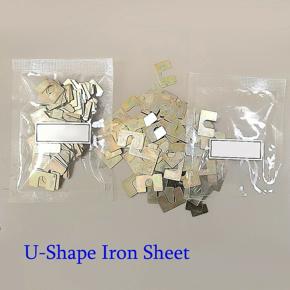 100 PCS Pannello In Ferro A Forma Di U Materiale Per Fai Da Te Accessorio