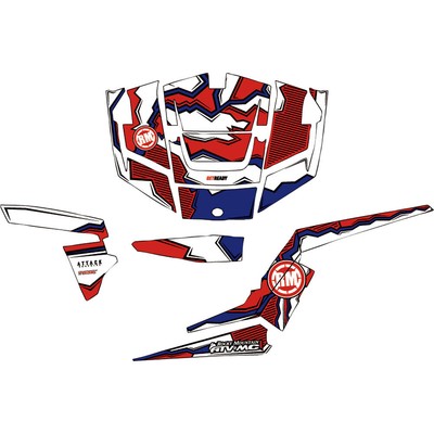 Attack Graphics QUAKE Complete UTV Graphics Kit  For Polaris RZR XP 1000 2016