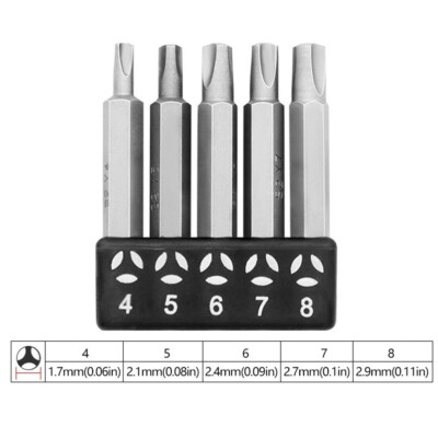 Precision 50mm Specialshaped Screwdriver Bit Triangle/Y/U for Accurate Repairs