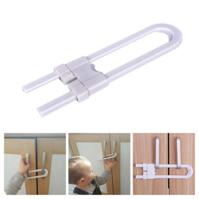 Baby Safety Lock U-Shape Security Children Protection For Cabinet Cupboard Door