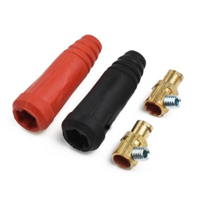 2pcs TIG Welding Cable Panel Connector-Plug DKJ10-25 315Amp Dinse Quick Fitting