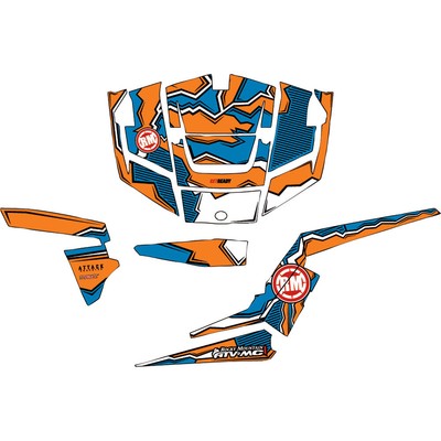 Attack Graphics QUAKE Complete UTV Graphics Kit  For Polaris RZR XP 4 1000 2014