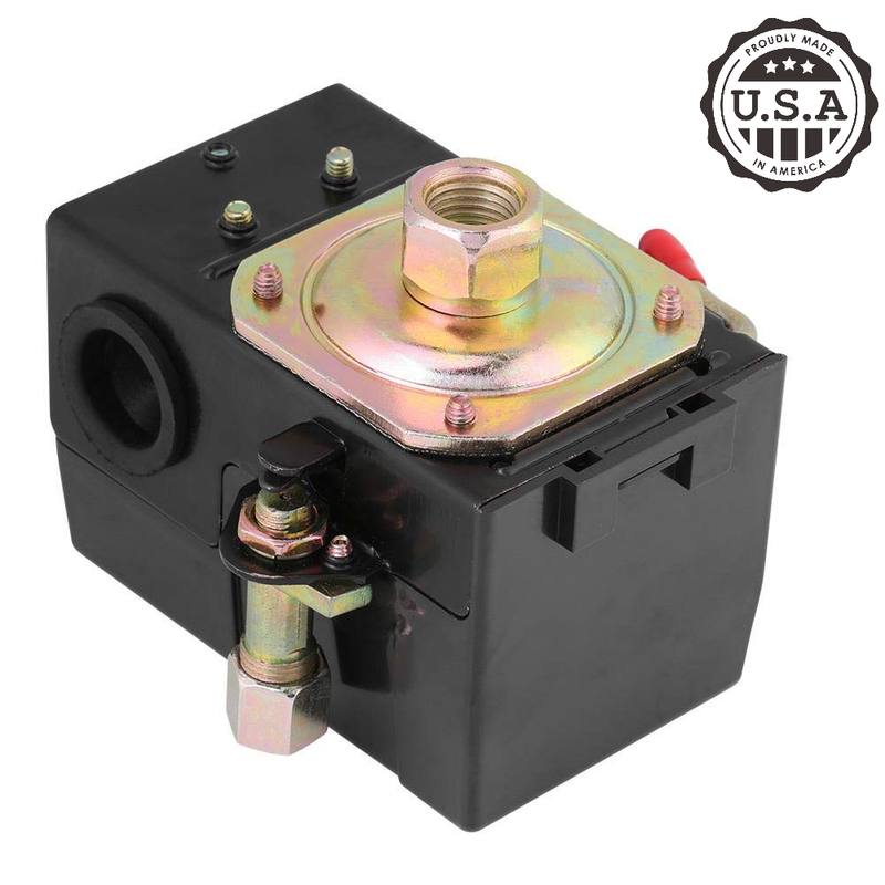 Pressure Switch Control Adjustable Single Port 220v 135-175 Psi