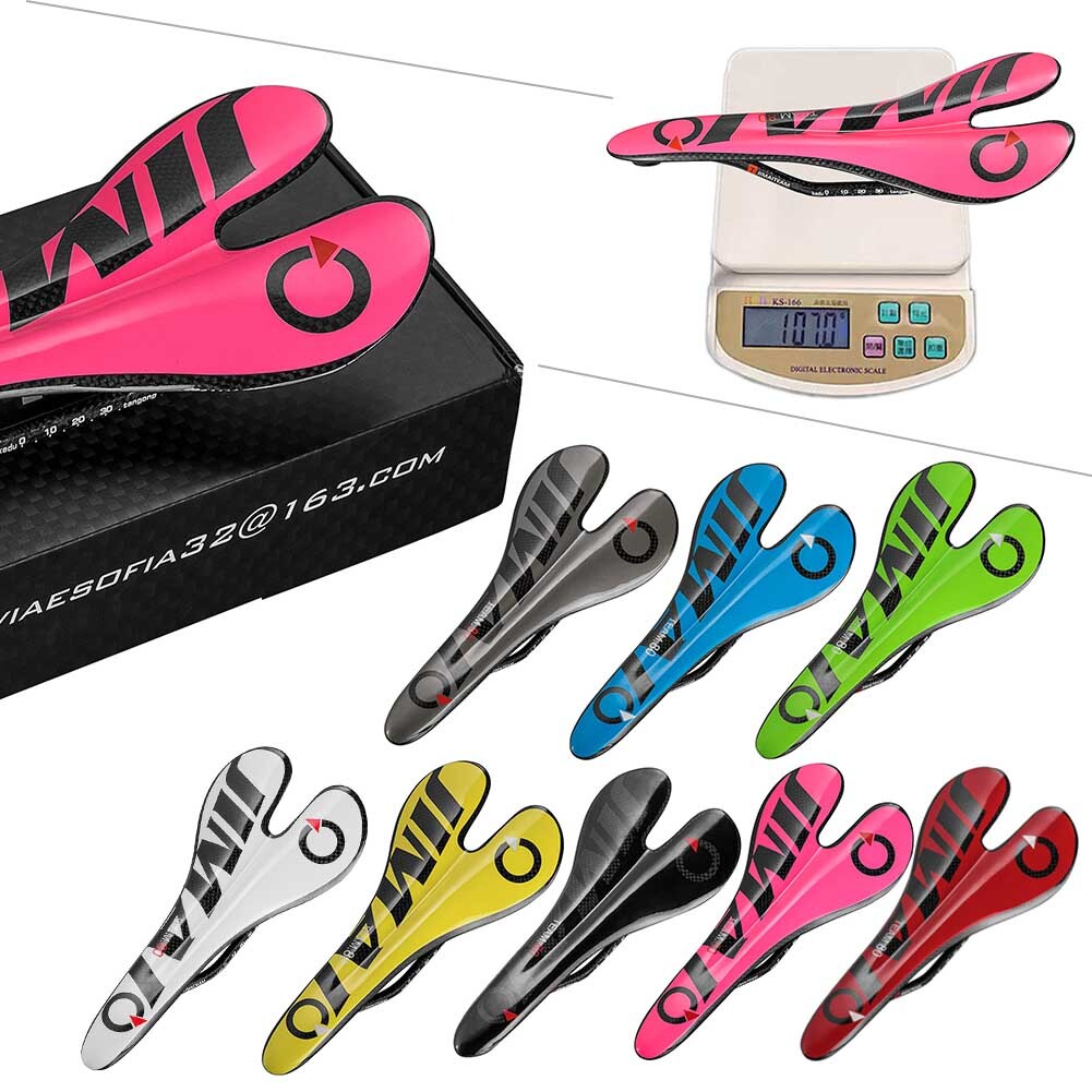 Seat Saddle Fit Mountain Cycling Road Bike Multi-color Carbon Fiber