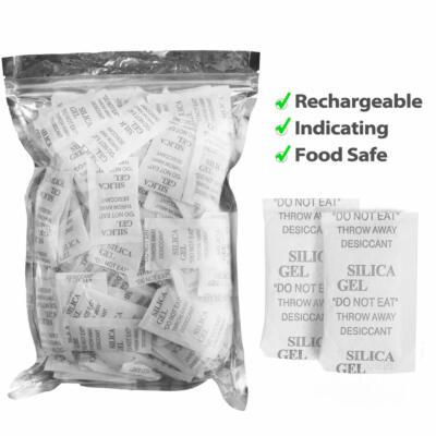 160 Packets 2 Gram Silica Gel Desiccant Non Toxic Moisture Absorber Dehumidifier