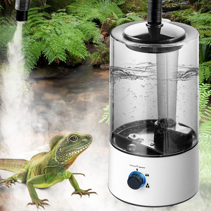 Reptile Humidifier Misters Fogger with Hose, Lizard Tortoise Amphibians Reptile