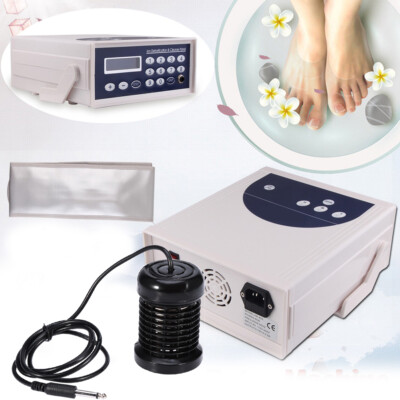 Ionic Detox Foot Bath Cleanse Spa Ion Kit Machine W/Tub Basin  Array For Home H