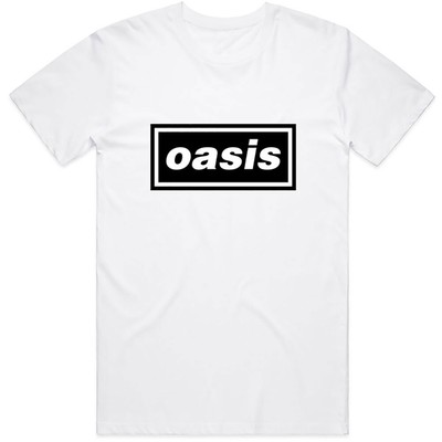 Men's Oasis Decca Logo Slim Fit T-shirt Large White