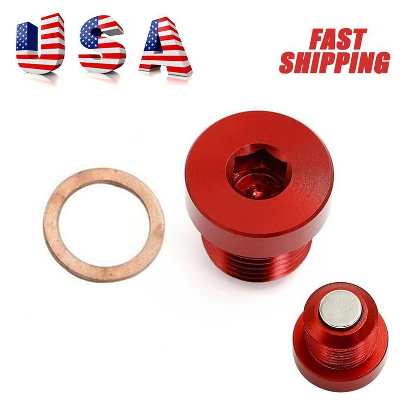 Drain Plug Magnetic & Gasket M18 1.5 911 996 997 Boxster Cay
