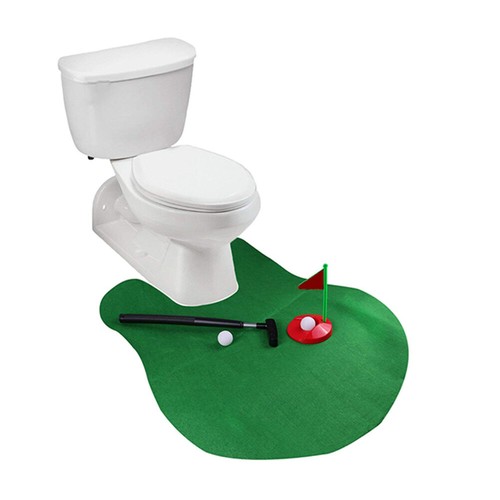 Toilet Mini Golf Potty Putter Bathroom Game Novelty Putting Gift Toy TrainerSet eBay