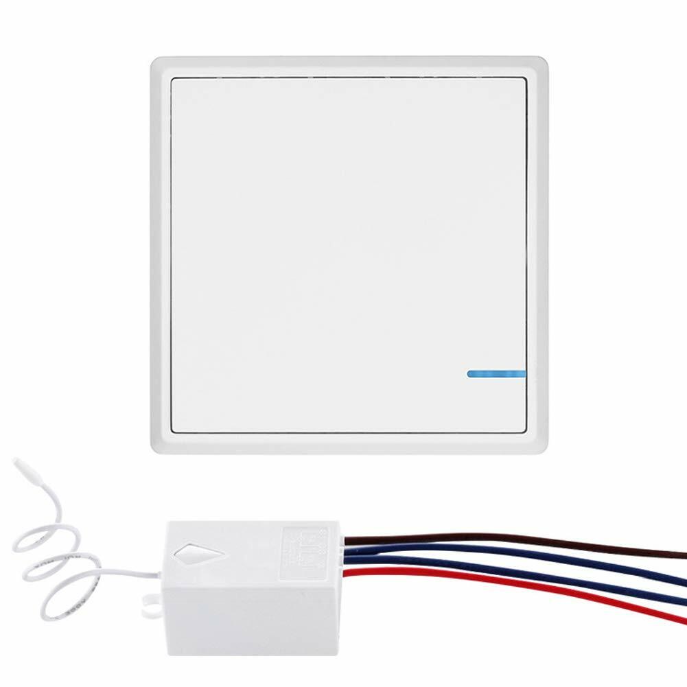 Details About Wireless Light Switch Kit Wall Switch Lighting Control No Wiring Remote Contro