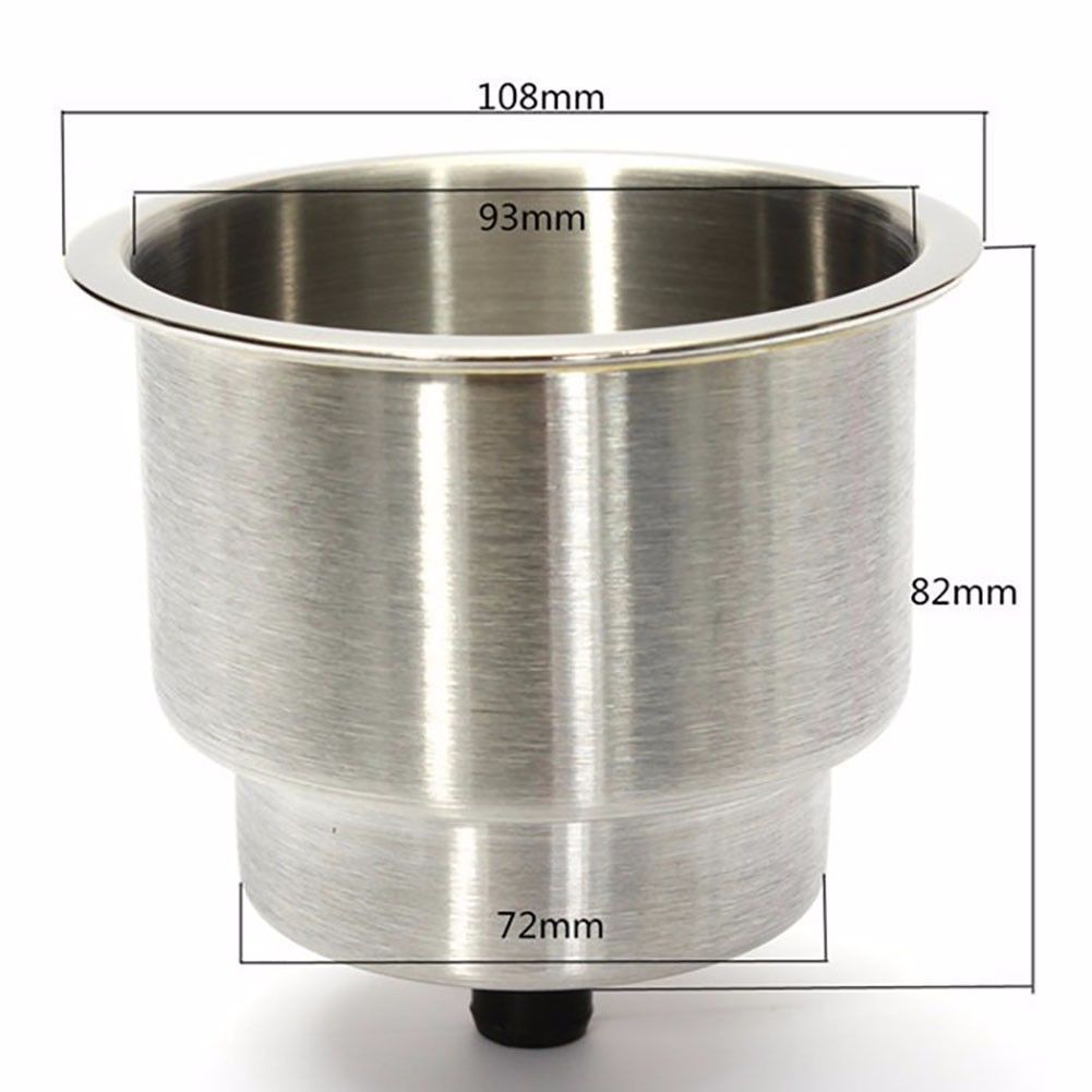 2PCS Stainless Steel Drink Cup Holder For Boat/Truck RV/Camper/Yacht/Sofa/Seat eBay